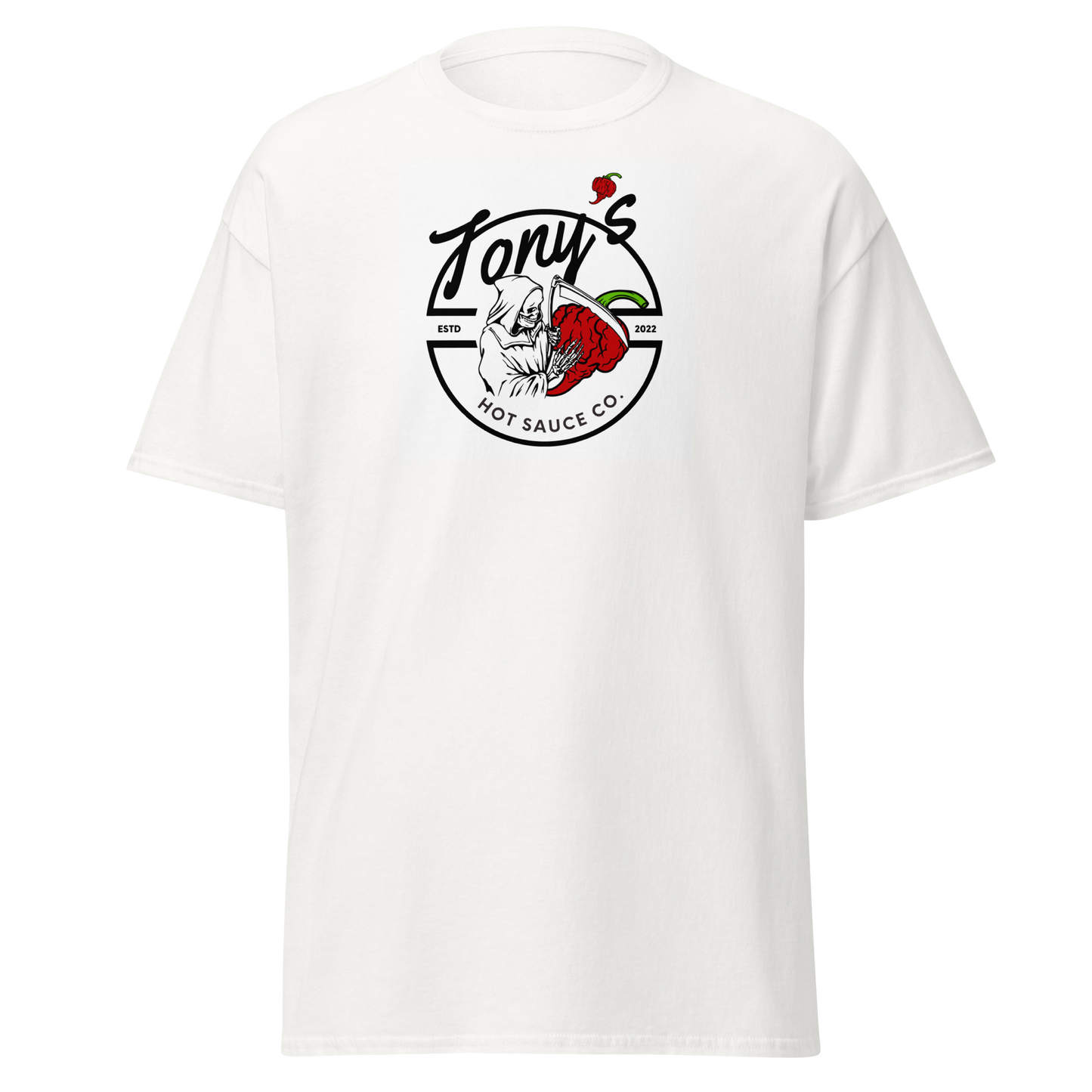 TONY'S LOGO WHITE